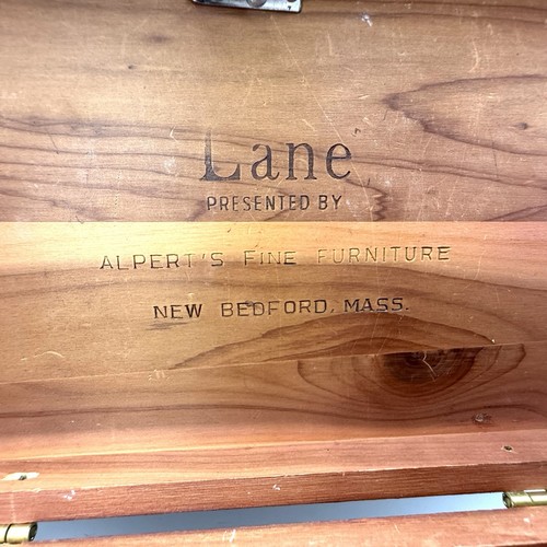 Vtg lane mini cedar chest - cedar,