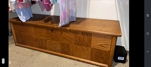 Lane antique brown wood - brown,